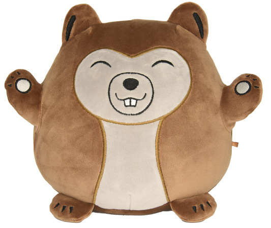 Hachibis Moku the Beaver Stuffed Animal Plush Toy - 8 inch